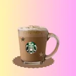 Starbucks Eggnog Latte venti size coffee