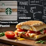 Starbucks lunch menu item Tomato & Mozzarella Panini